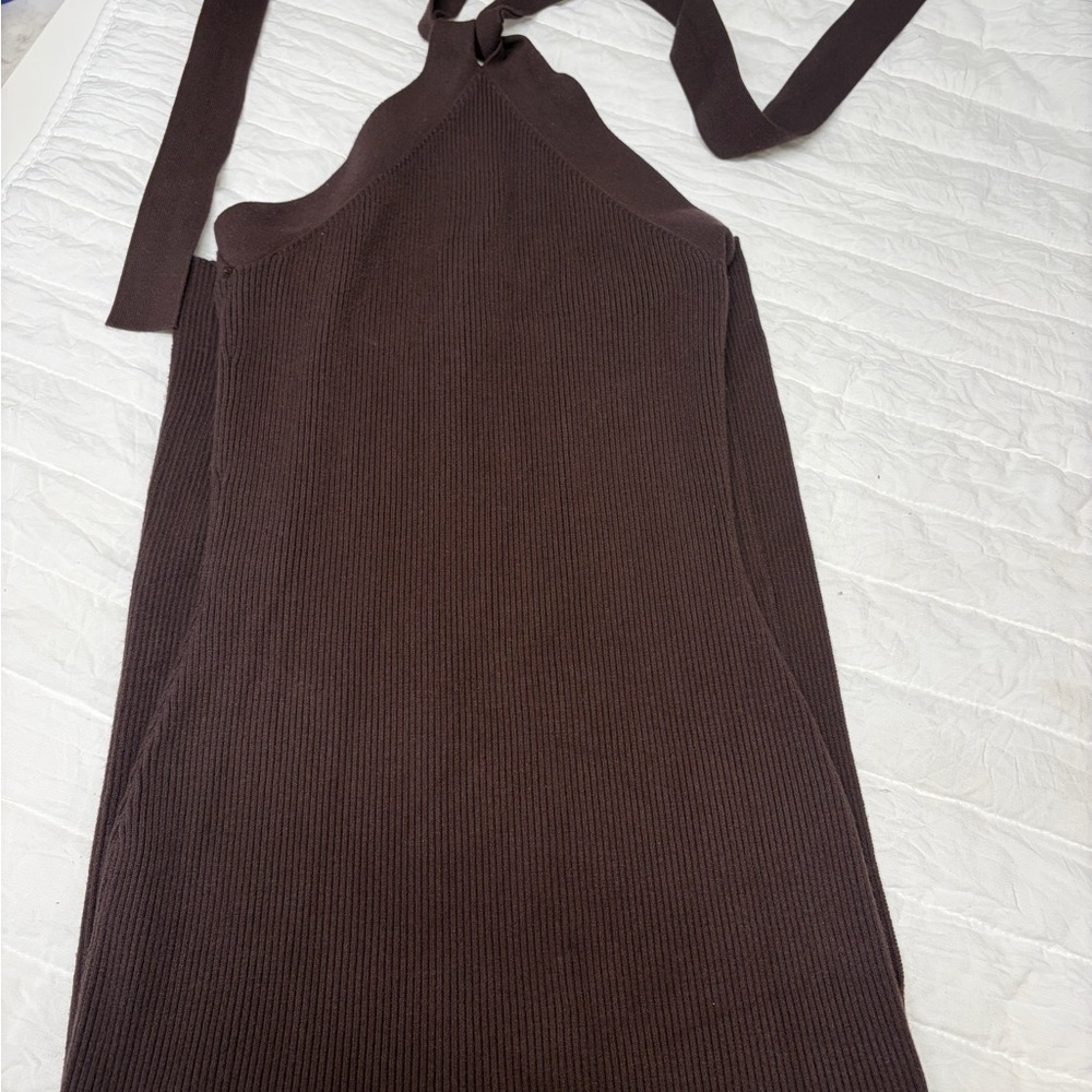 Wilfred Chocolate Brown Knit Top